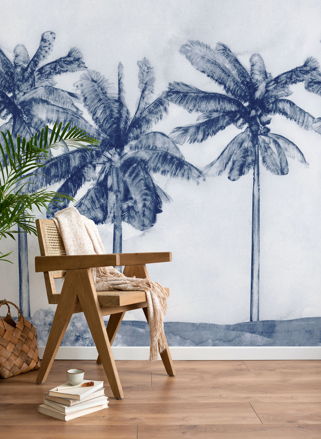 Wandbild Paradise - Cobalt