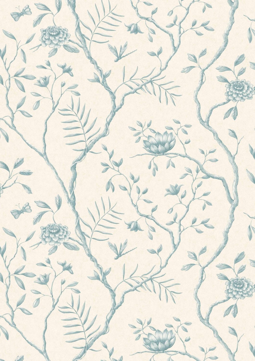 Wallpaper Jasper Peony - Aqua