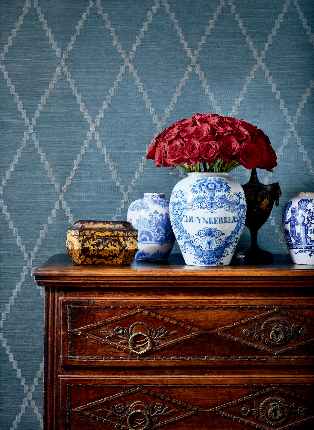 Tapete Ribbon Sisal - Navy