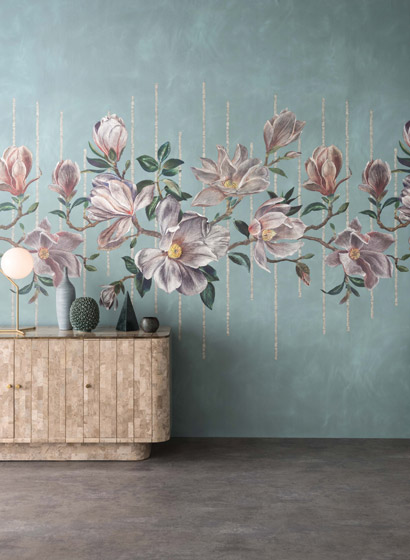 Wandbild Magnolia Frieze