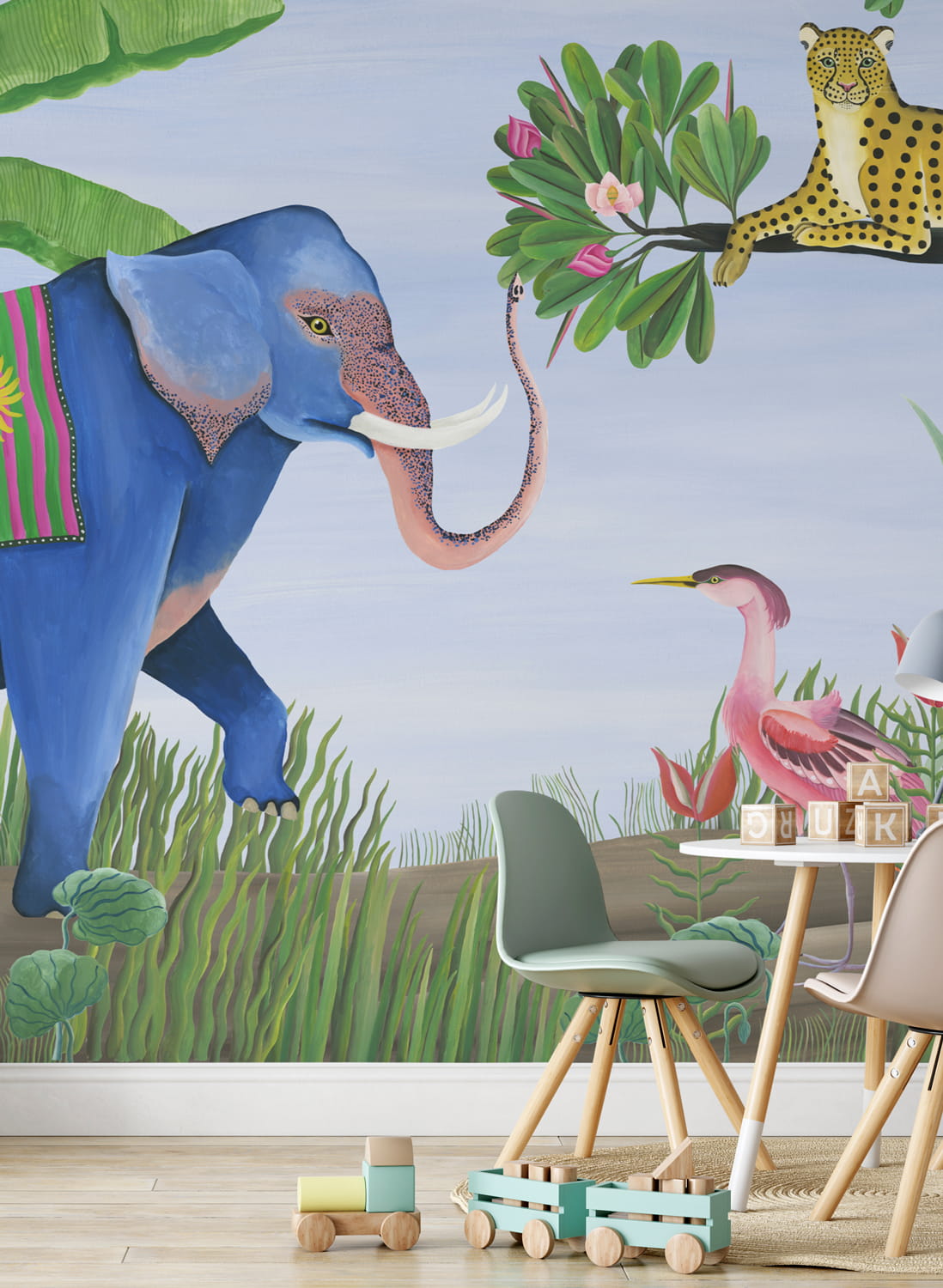 Wandbild Jungle Friends