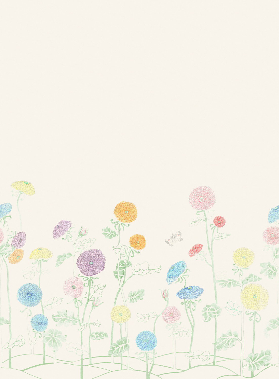 Wandbild Astrid Wilson Summer Aster - 9564W
