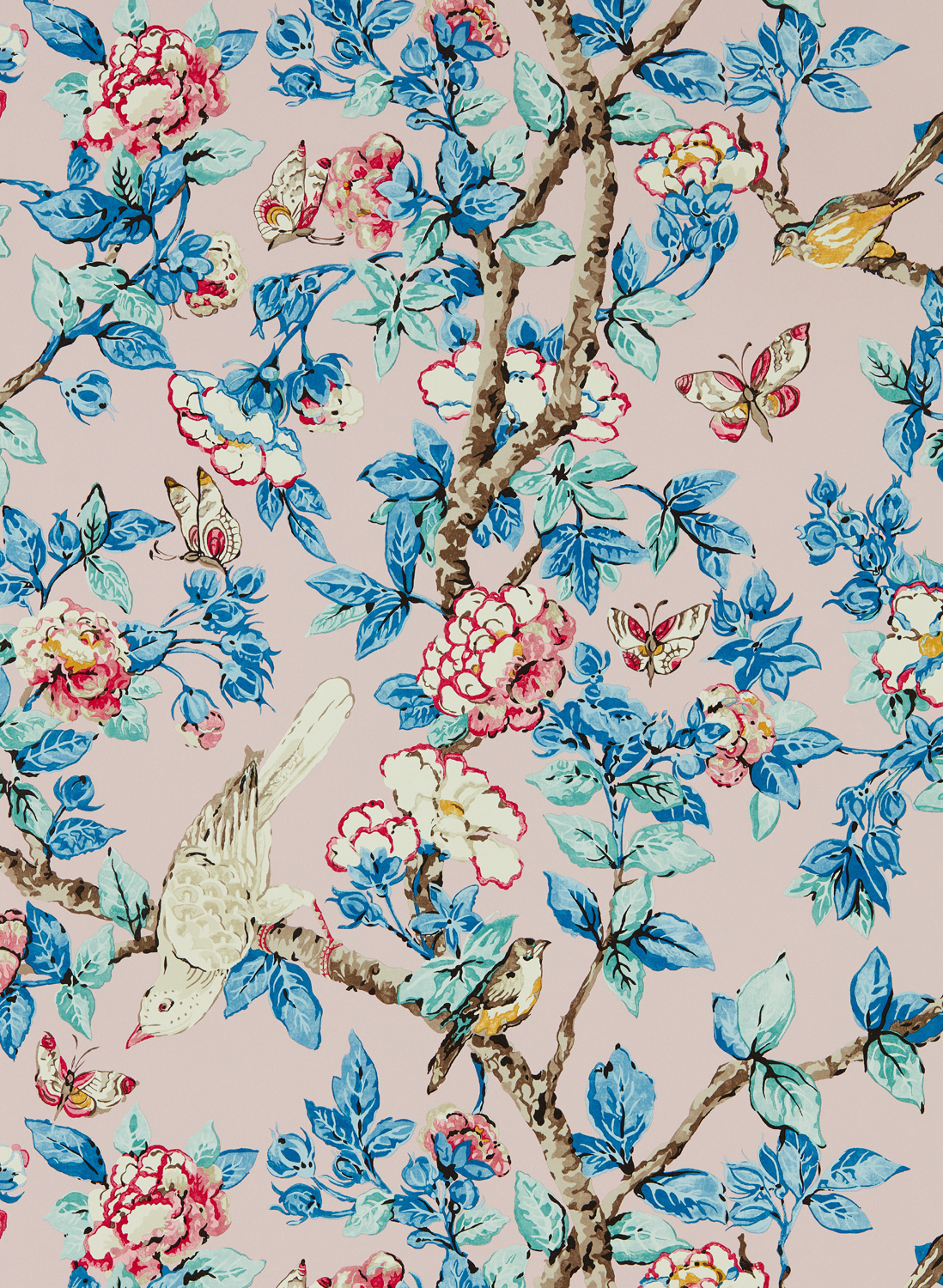 Tapete Caverley - Rose/ French Blue