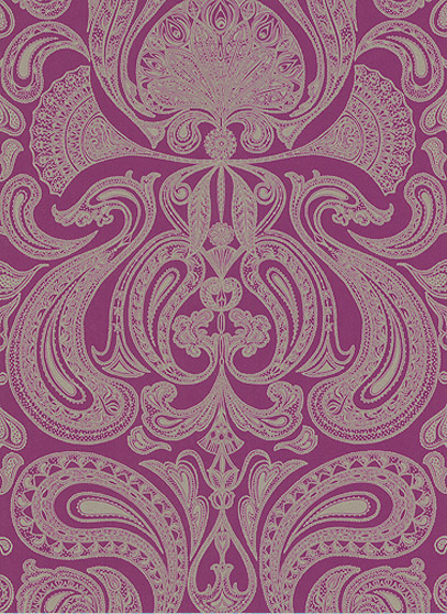 Tapete Malabar - Lila/ Beige