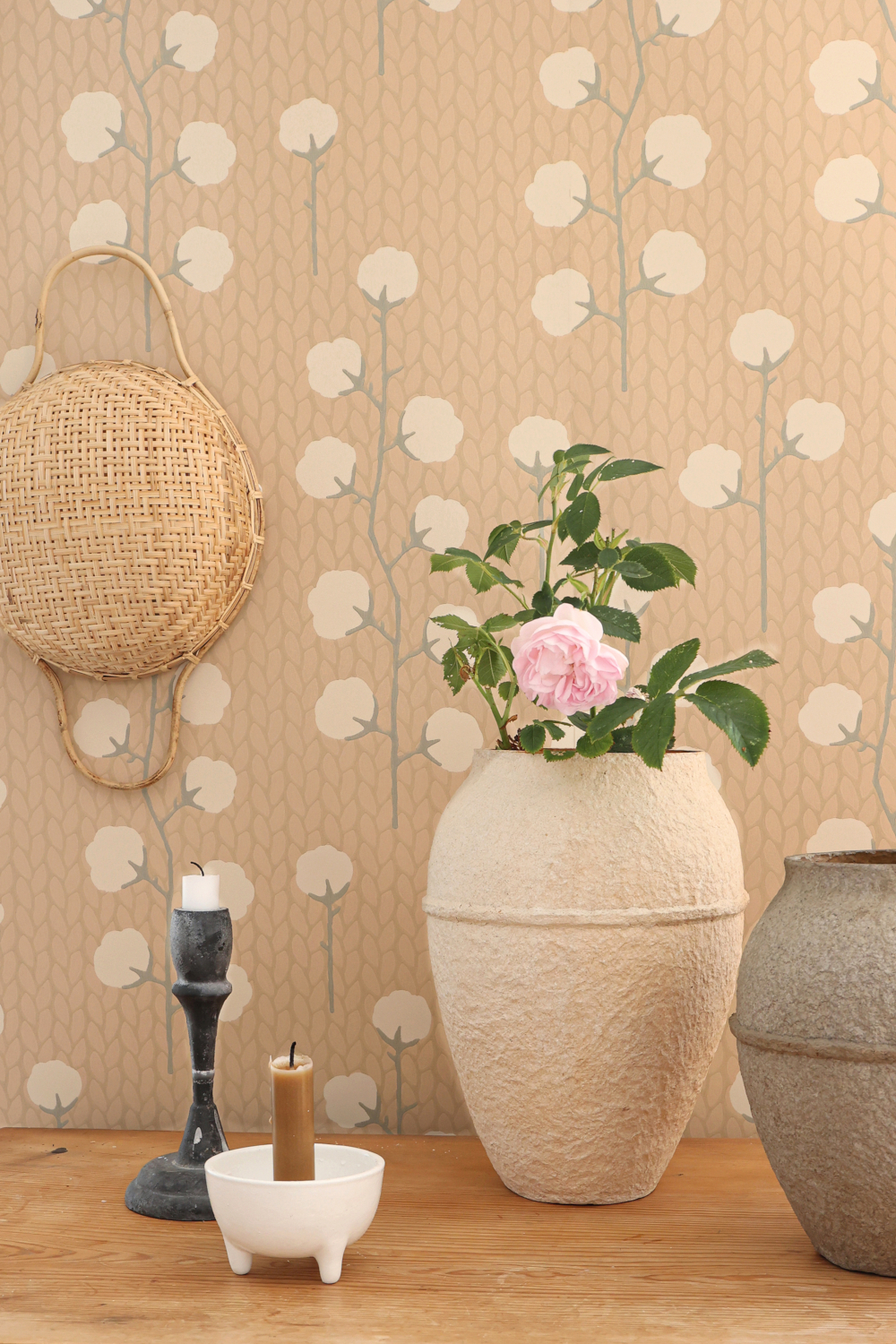 Tapete Sweet Cotton - Desert Rose