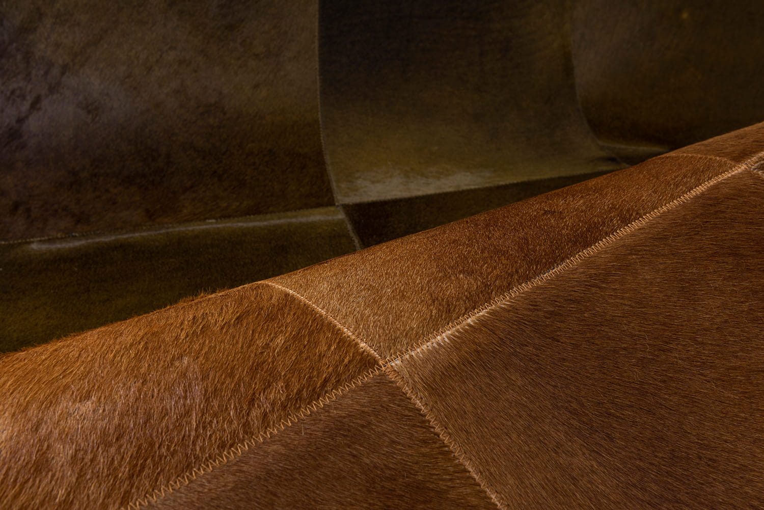 Papier peint Rectangle - Chestnut