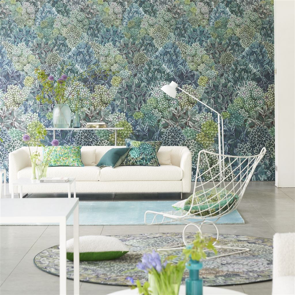 Wandbild Madhya - Azure