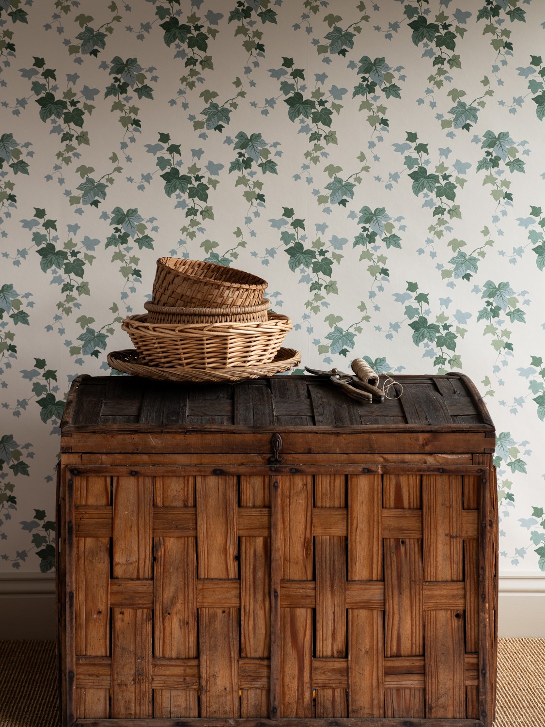 Wallpaper Ivy - Pagoda Green