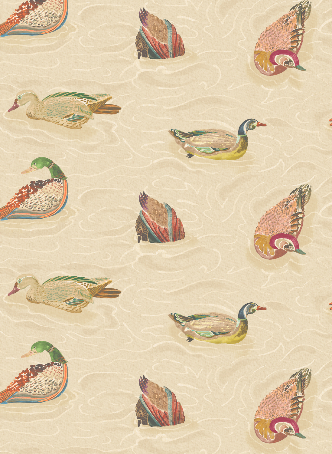 Tapete Duck Pond - Jewel