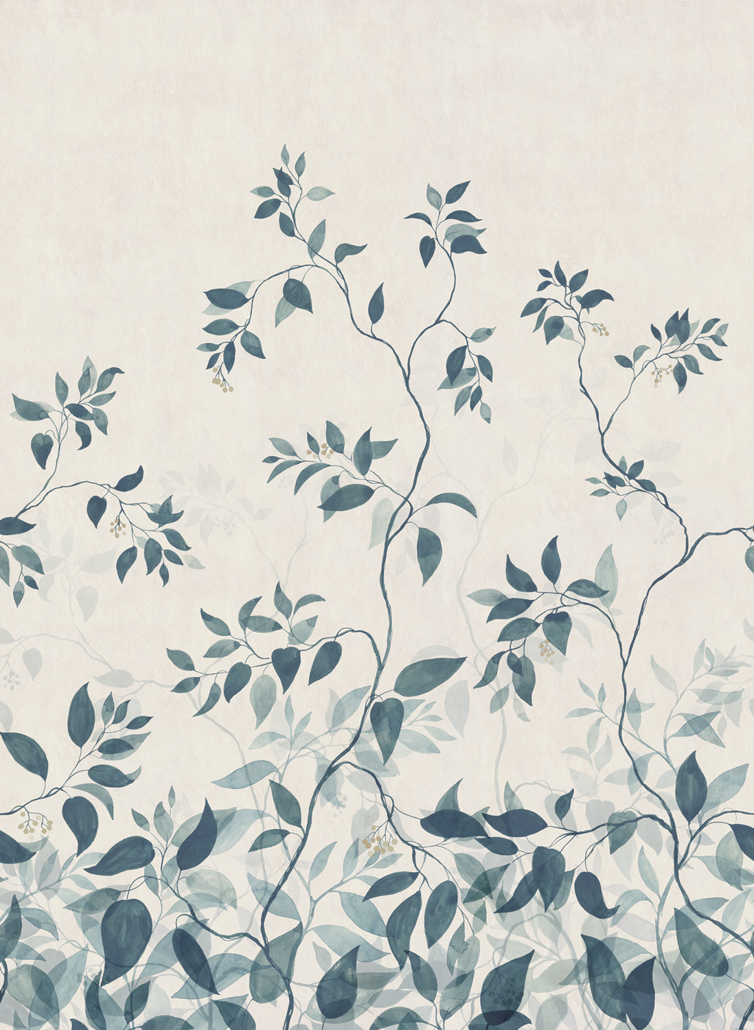 Wandbild Josefine - Blue