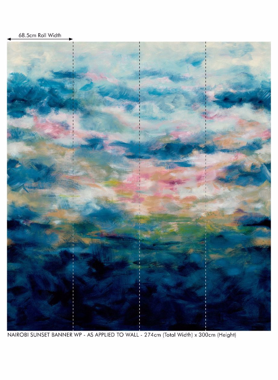 Wandbild Nairobi - Sunset
