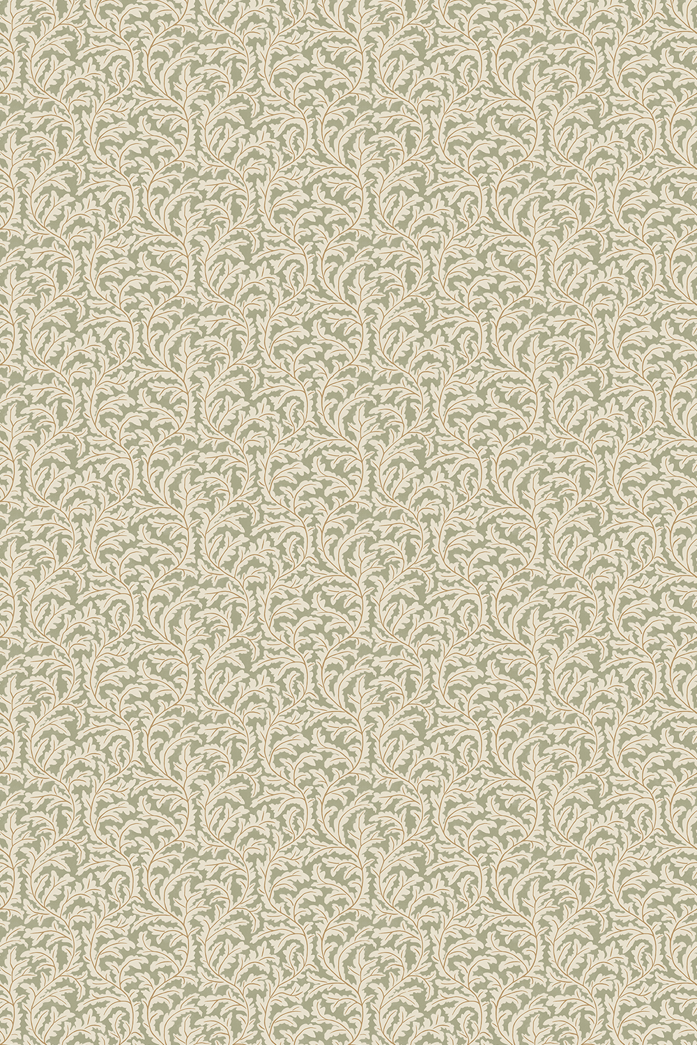 Tapete Frond Ogee - Sage