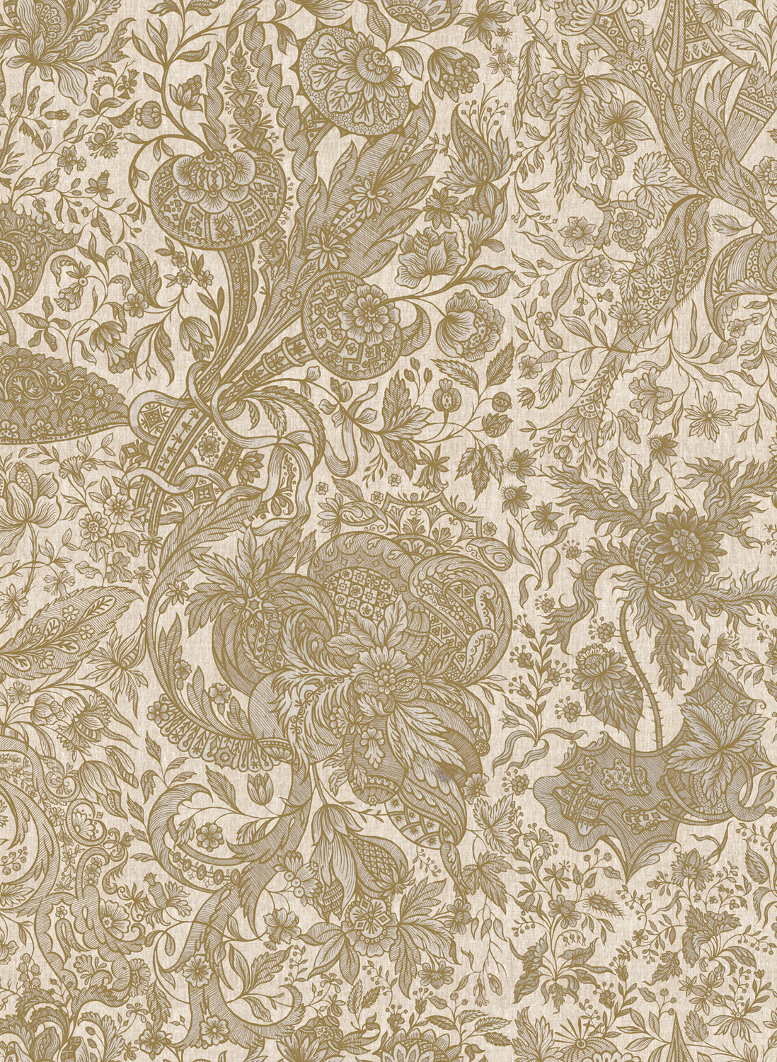 Tapete Sarkozi Embroidery - Taupe/  Beige