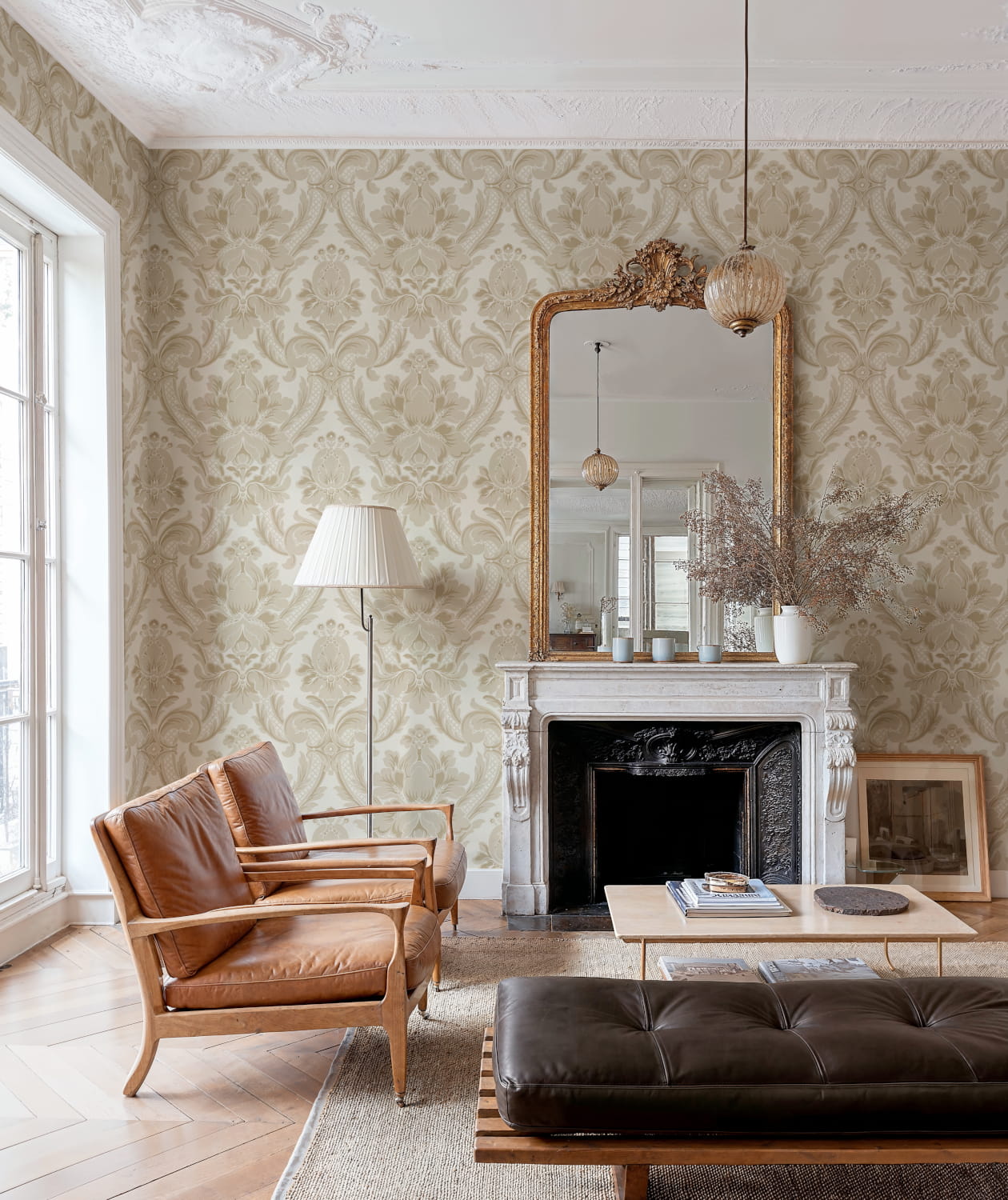 Tapete Venetian Damask - Stone