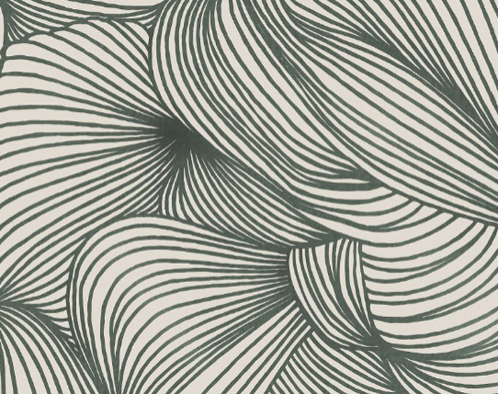 Wandbild Opulence Lines - Moss