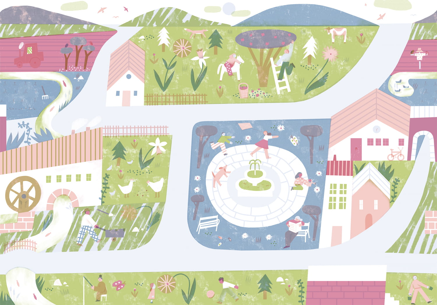 Wandbild Country Joy - Cotton