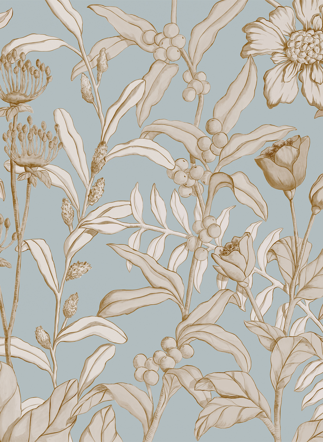 Wandbild Petals and Berries - MHP91