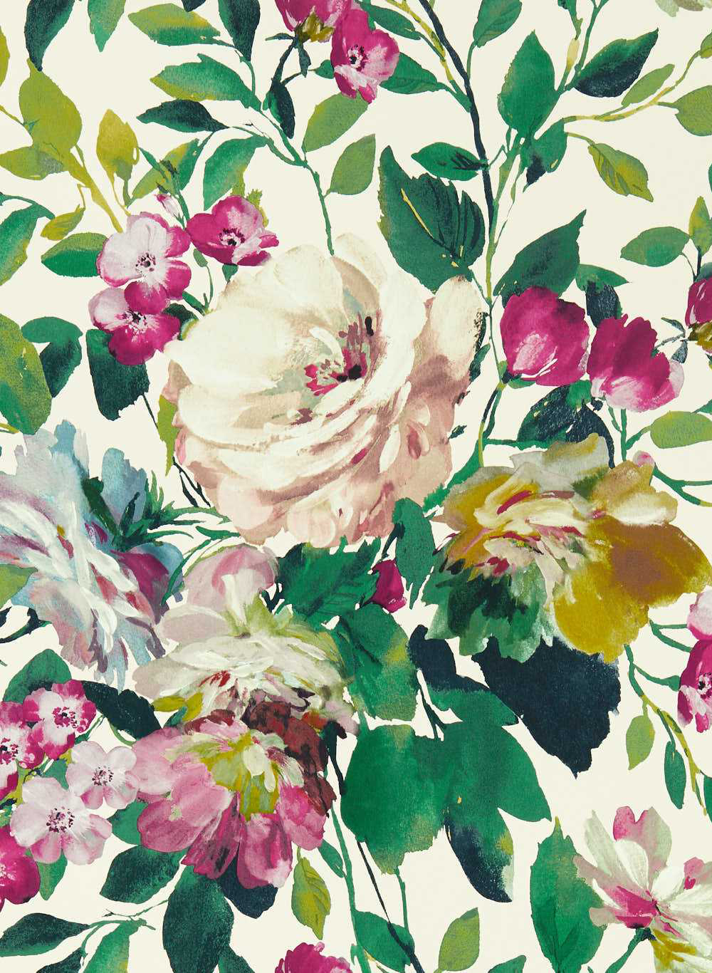 Tapete Bloom - Fuchsia