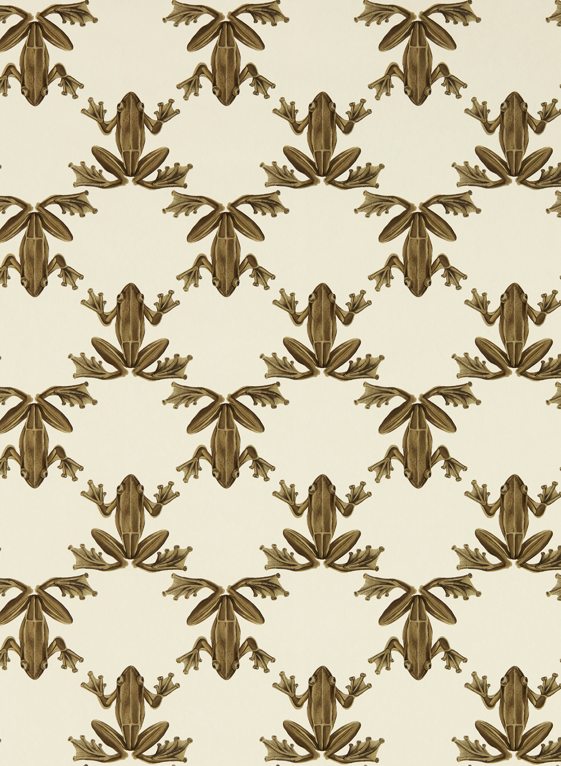 Tapete Wood Frog - Gold/ Parchment