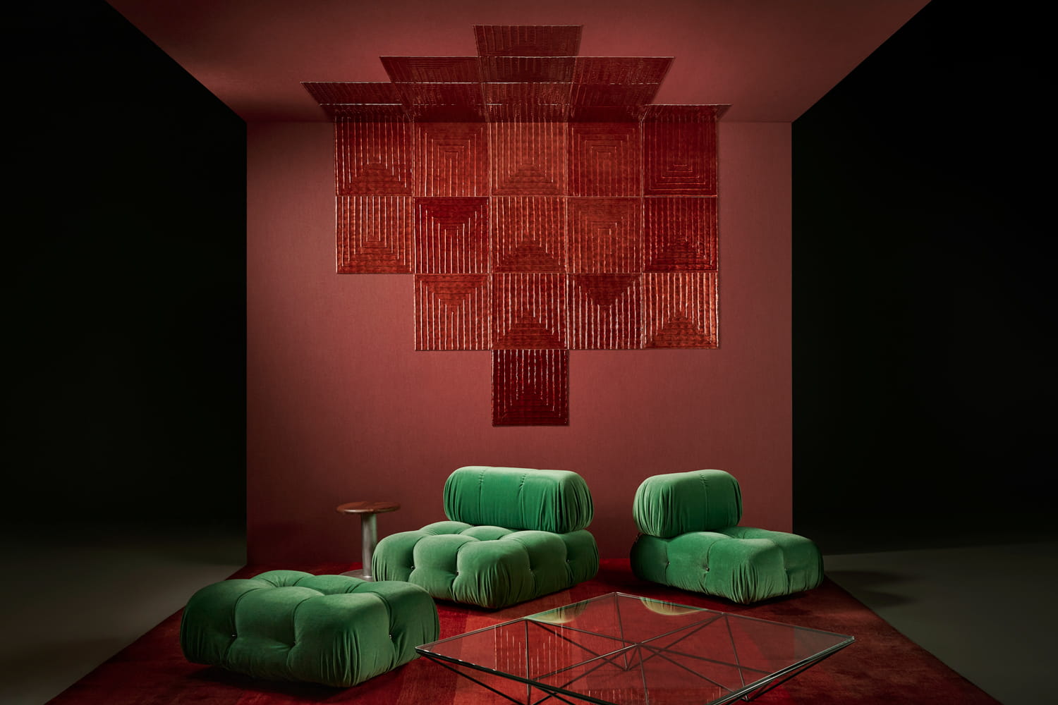 Tapete Cornice - Garnet