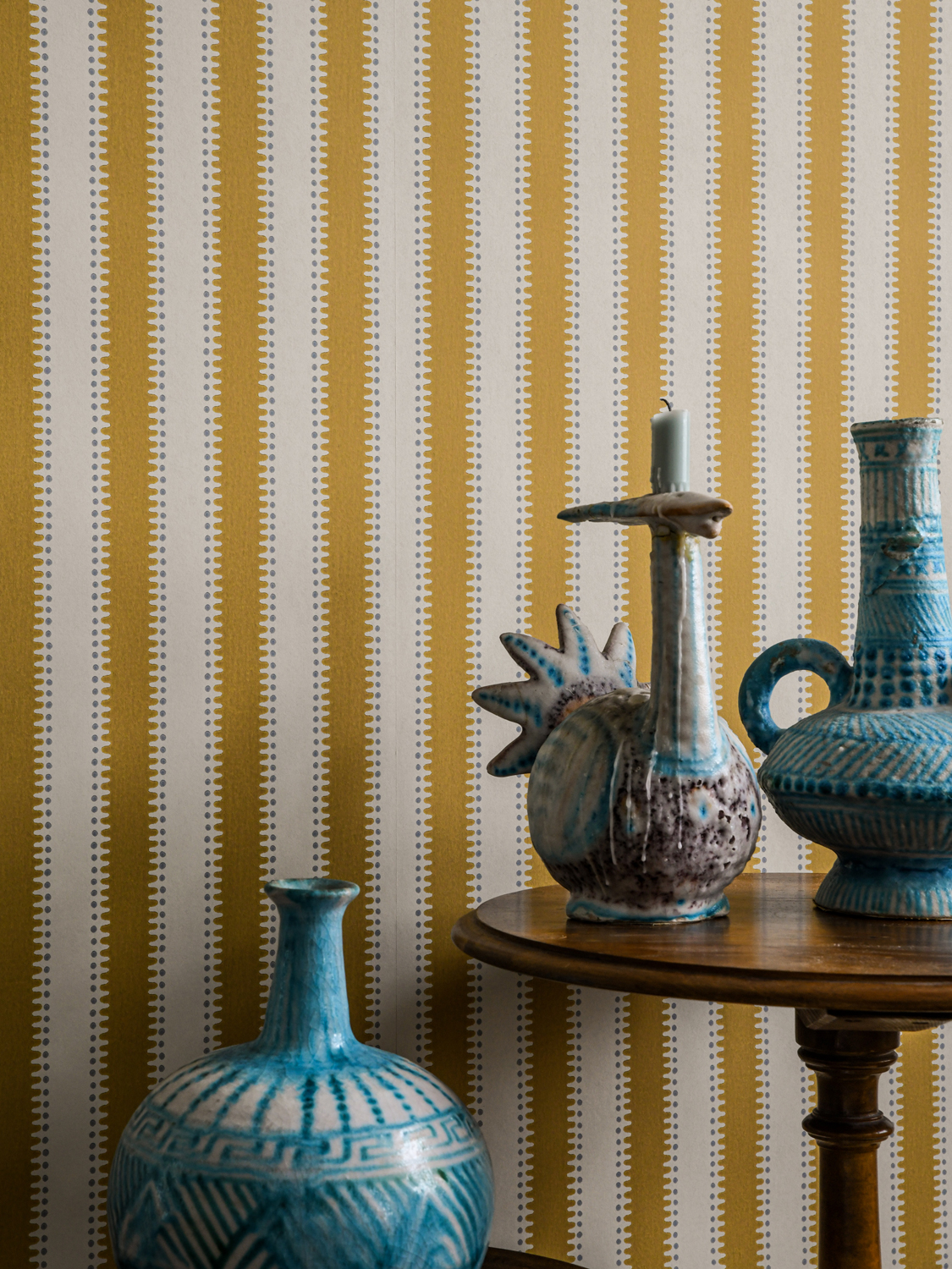 Tapete Jagged Stripe - Mustard