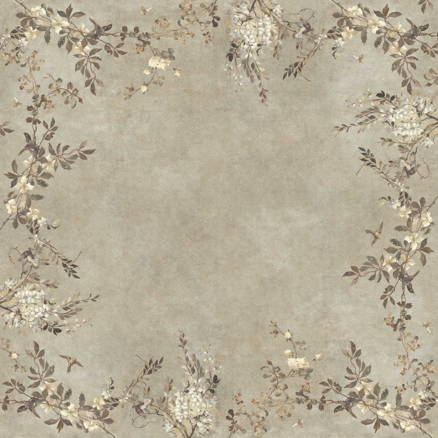 Wandbild Luca Square - Beige