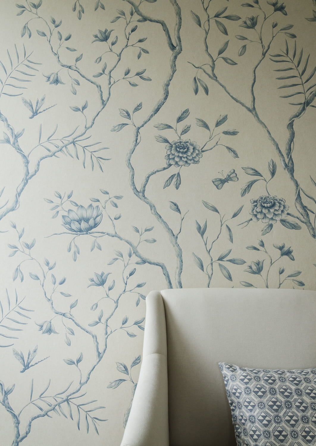 Tapete Jasper Peony - China Blue
