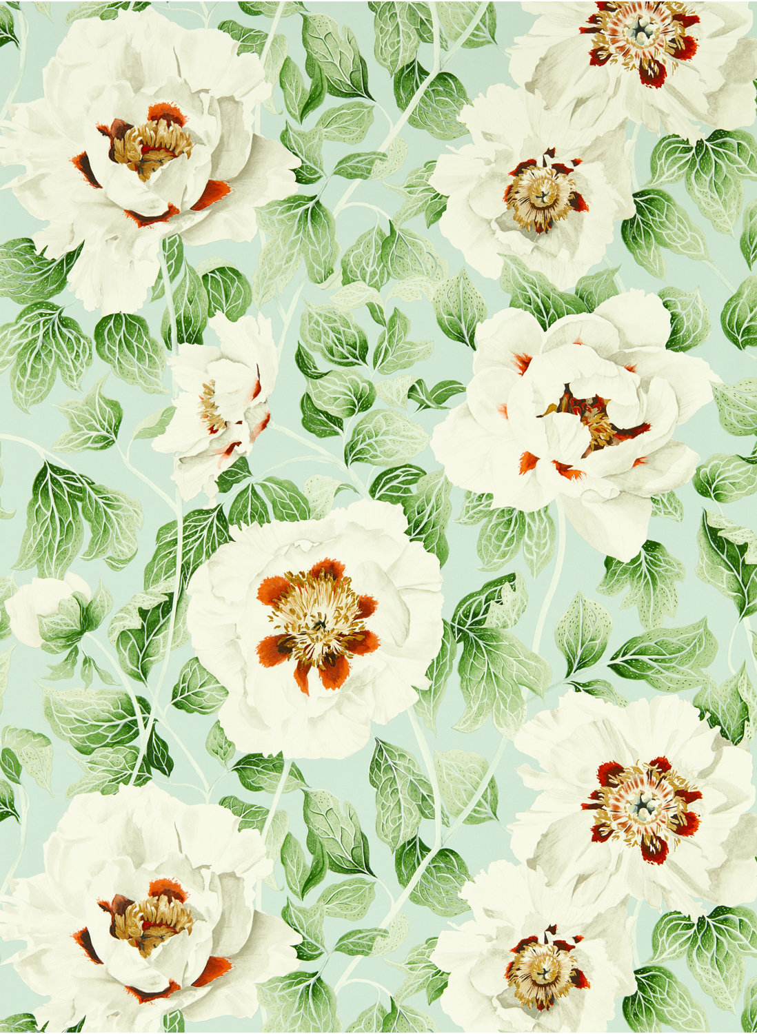 Tapete Florent - Seaglass/ Clover/ Rosehip