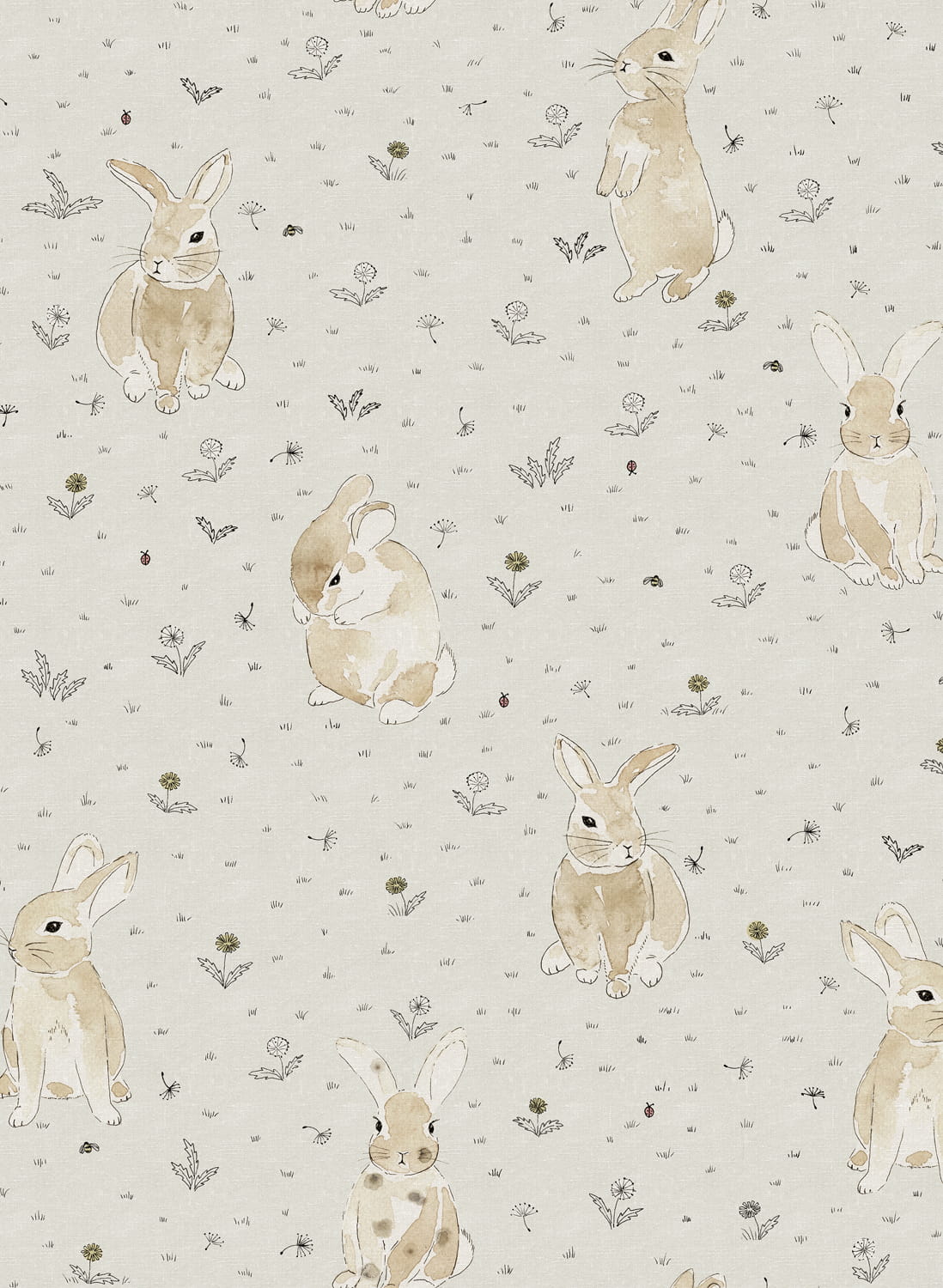 Tapete Bunny Field - Sand