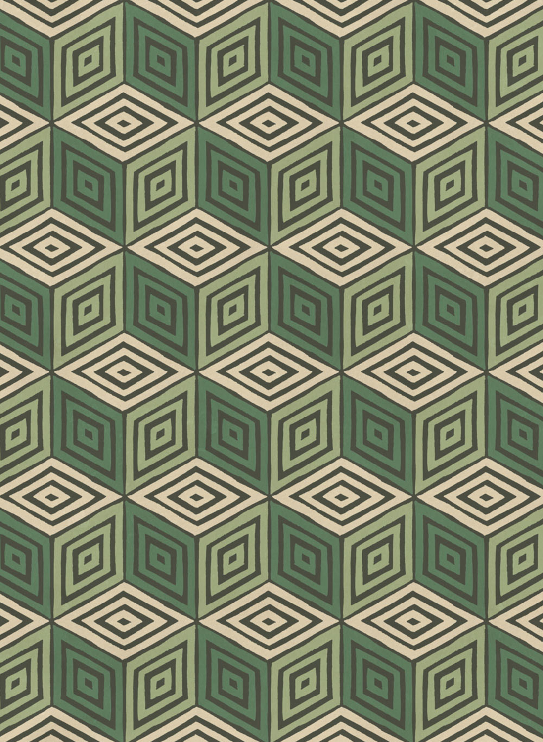 Wandbild Chiara - green