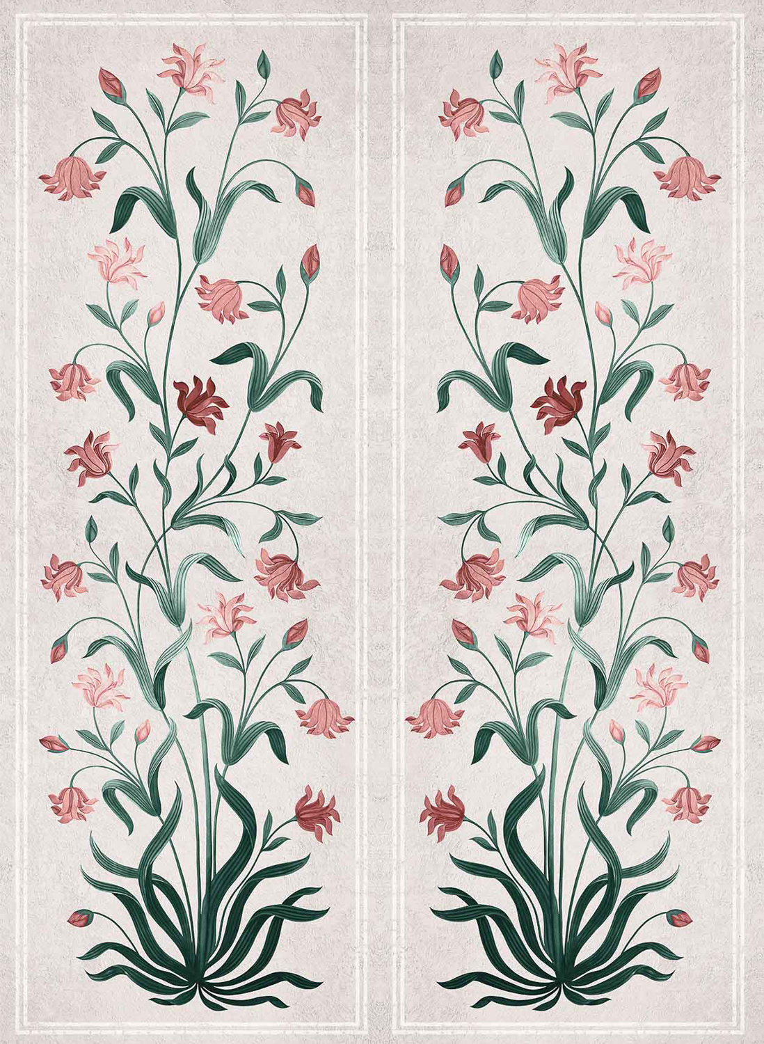 Wandbild Daffodil - Pink