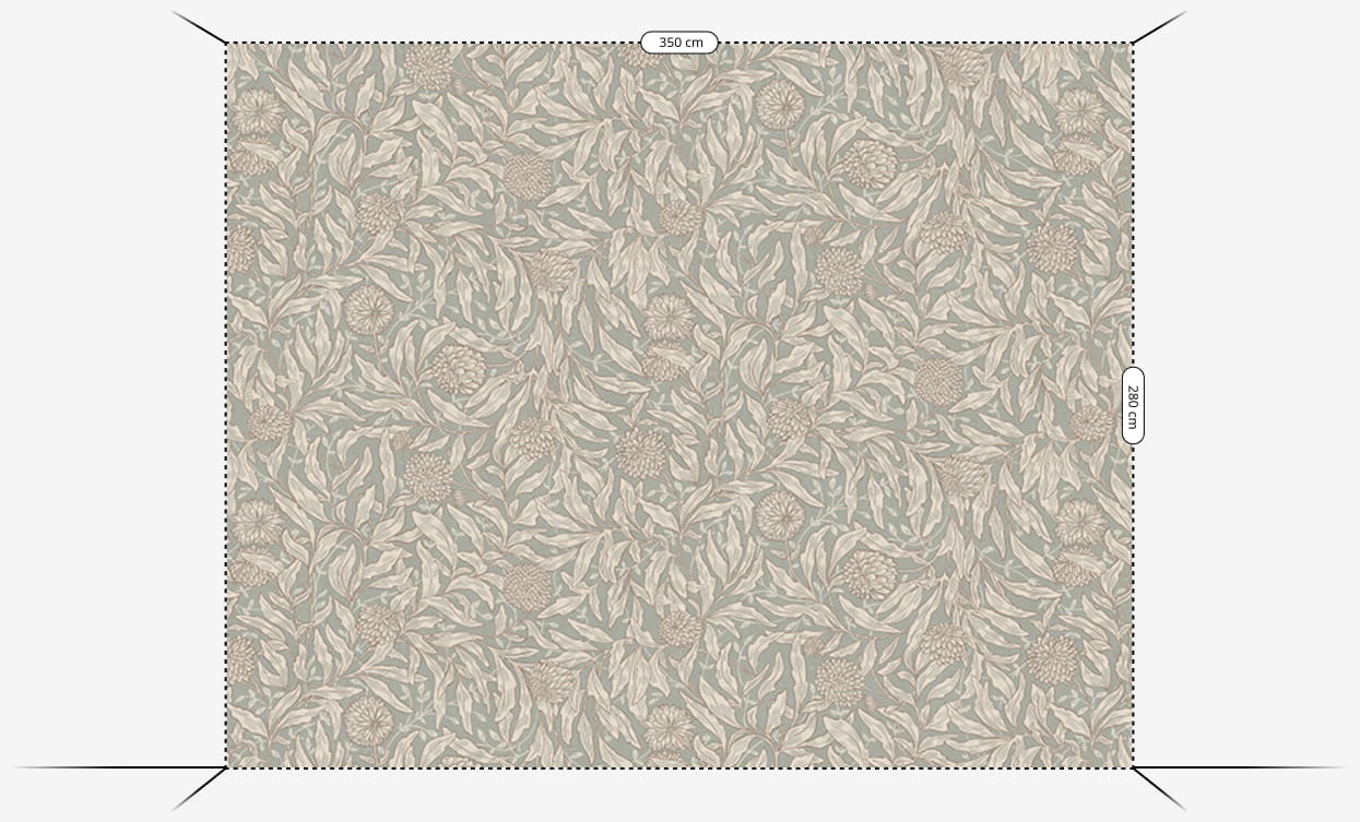 Wandbild Olof - Sage Green