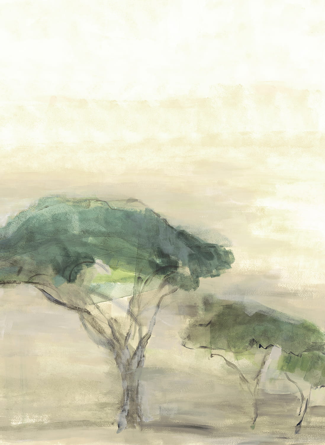 Wandbild Serengueti - Menta