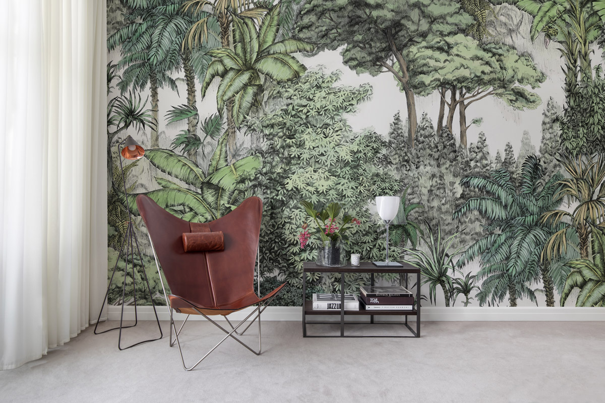 Wandbild Secret Garden - Lush Green