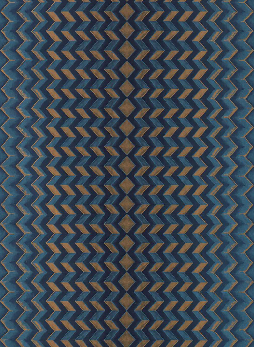 Tapete Fragment - Midnight/ Copper