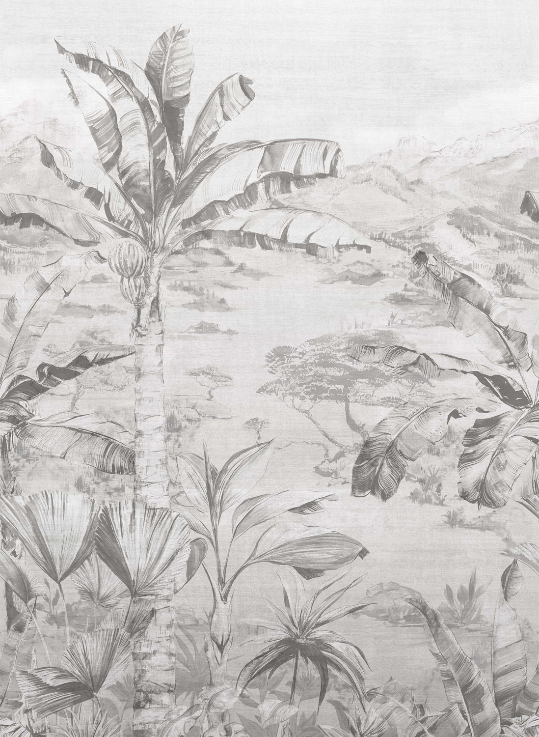 Wandbild Martinique - Graphite