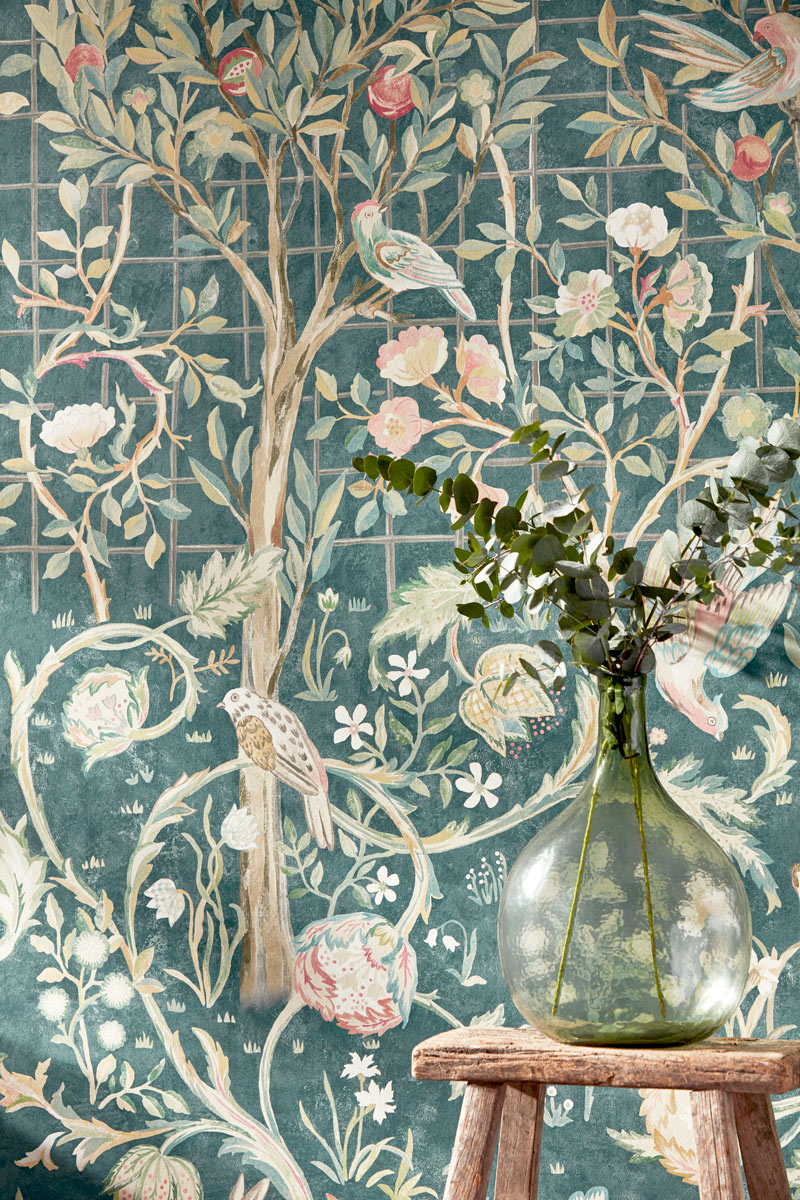 Wandbild Melsetter - Indigo Rose