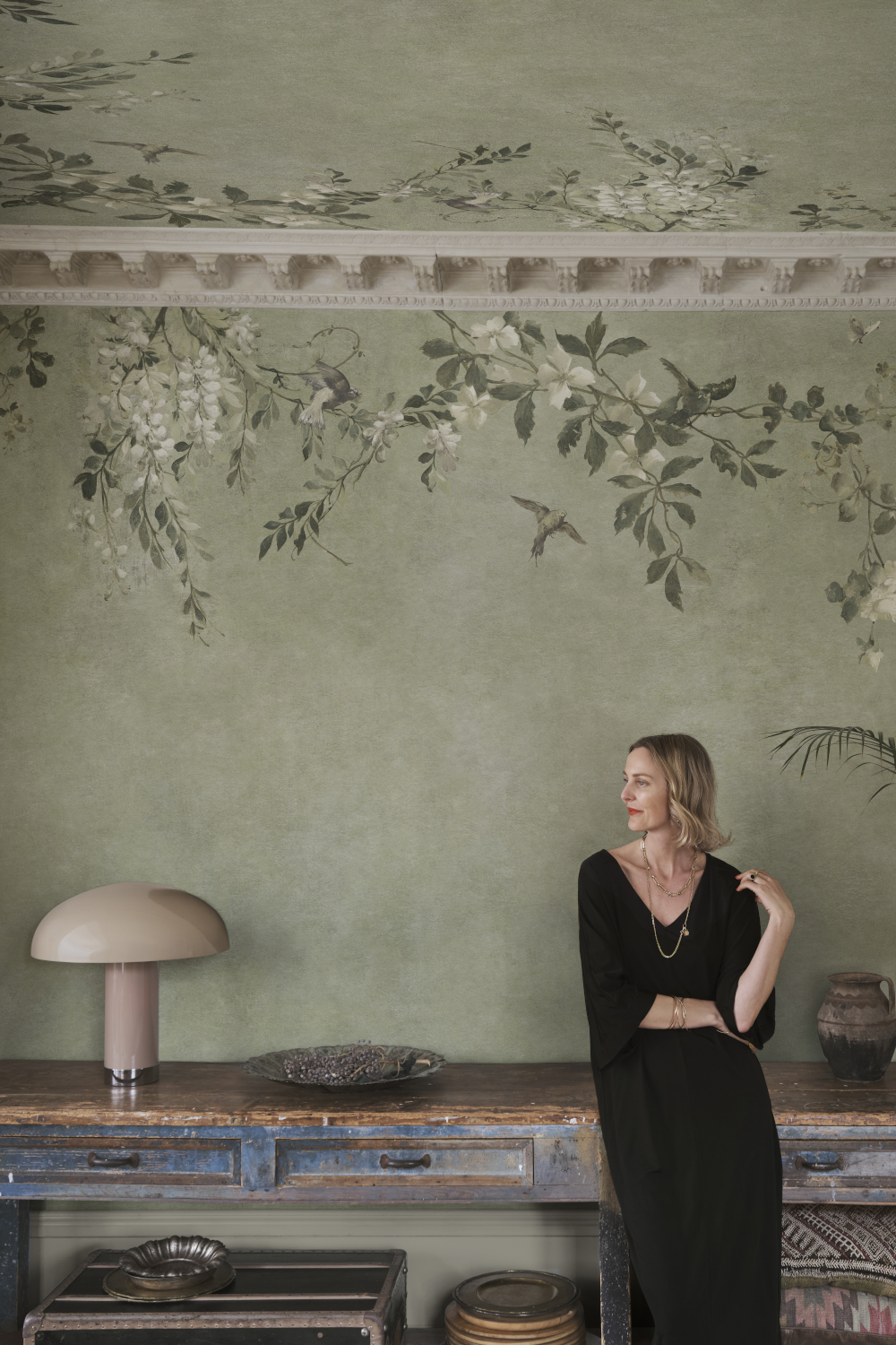 Wandbild Nico - Sage Green