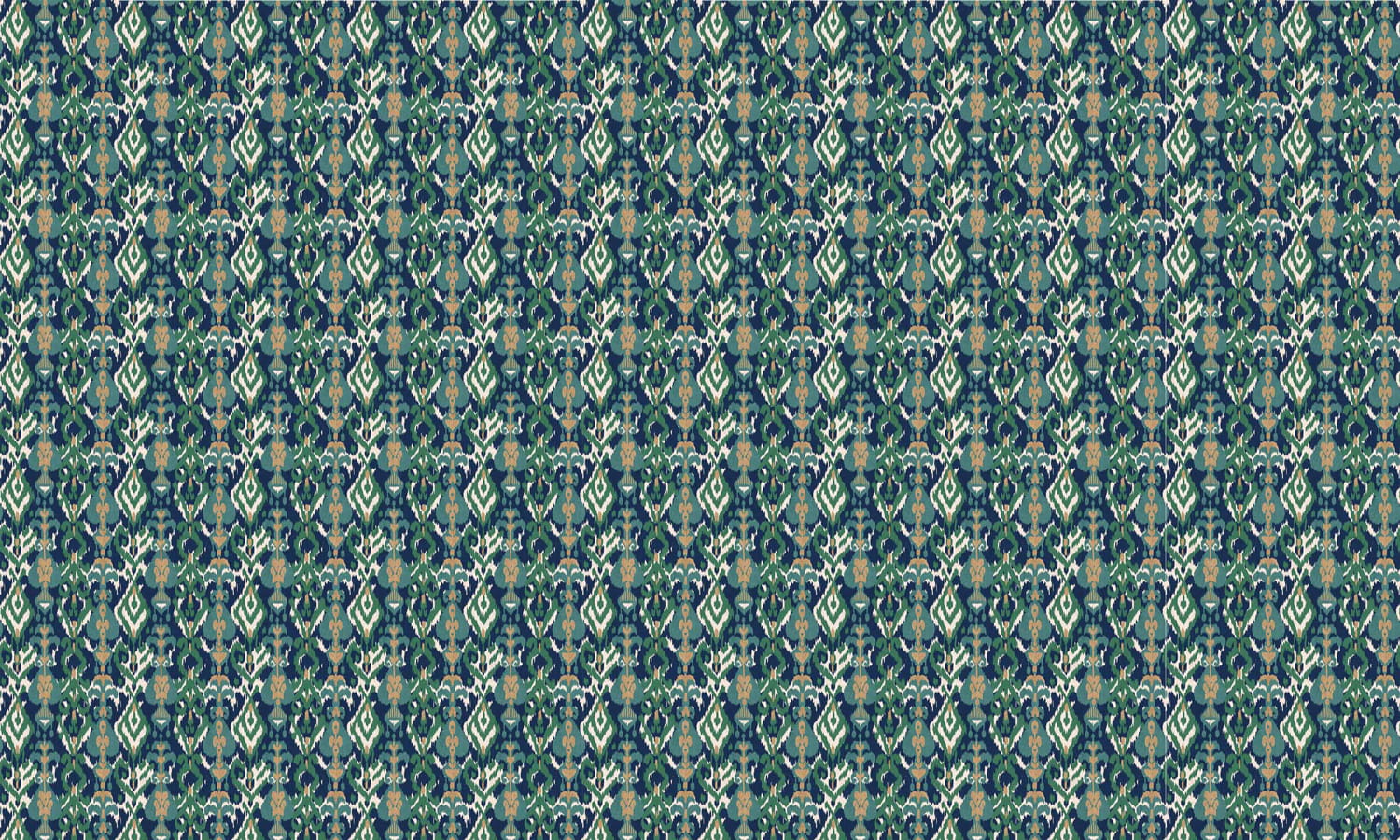Tapete Uzbek - green