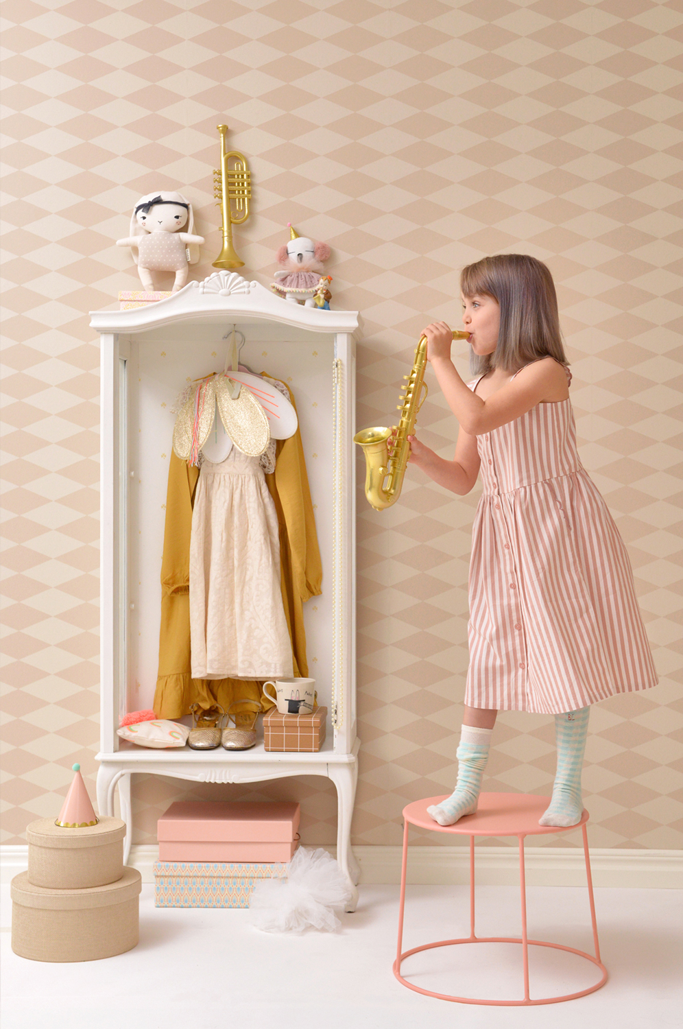 Tapete Copenhagen - Beige Pink