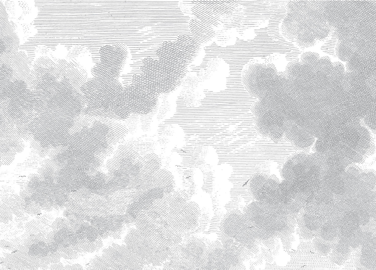 Wandbild Engraved Clouds 2 - XL