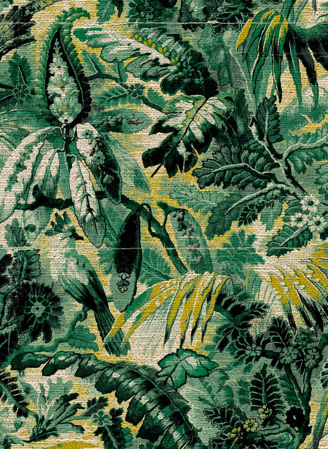 Tapete Tropicali - Lemony Green