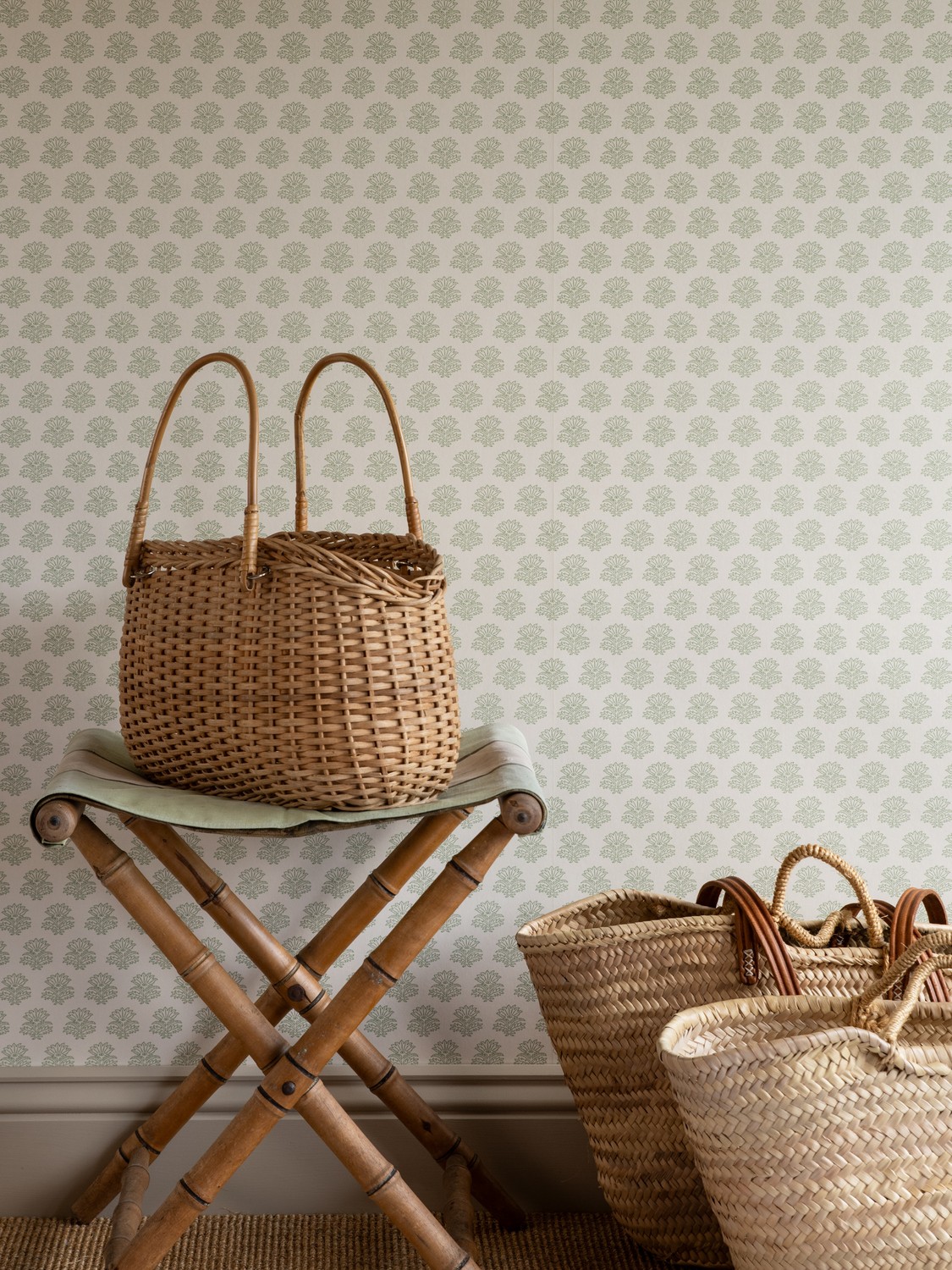 Wallpaper India - Sage Green