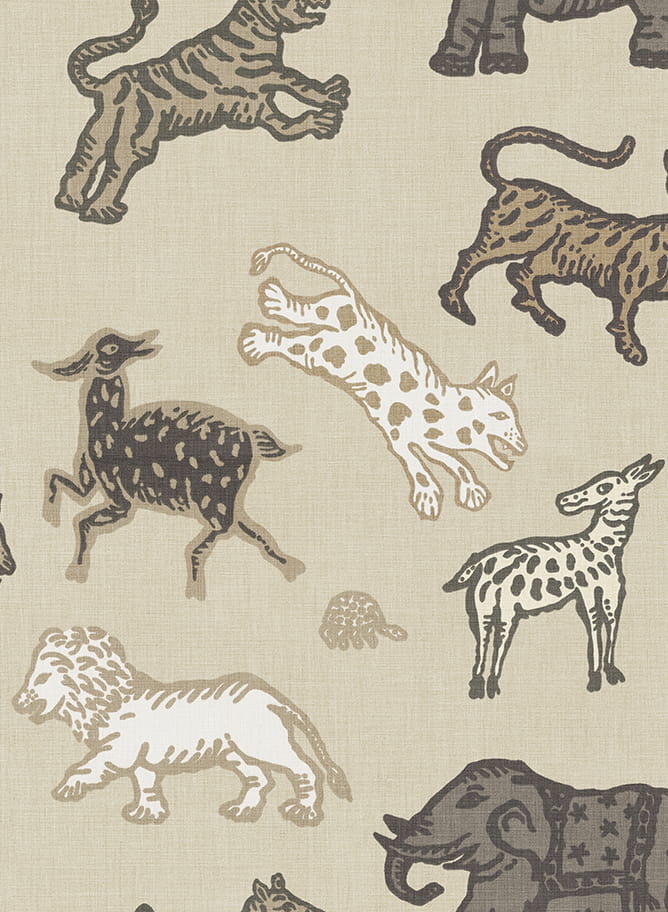 Wandbild Leonard - Beige