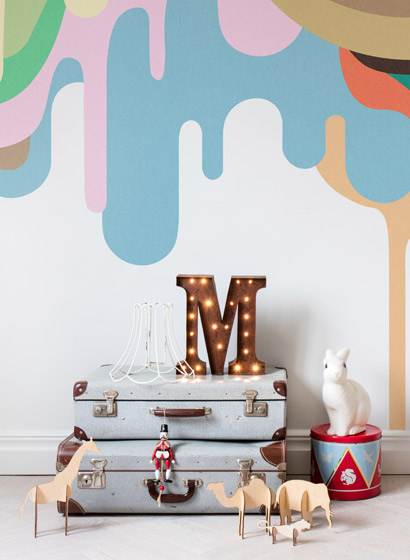 Wandbild Dripping Ice Cream