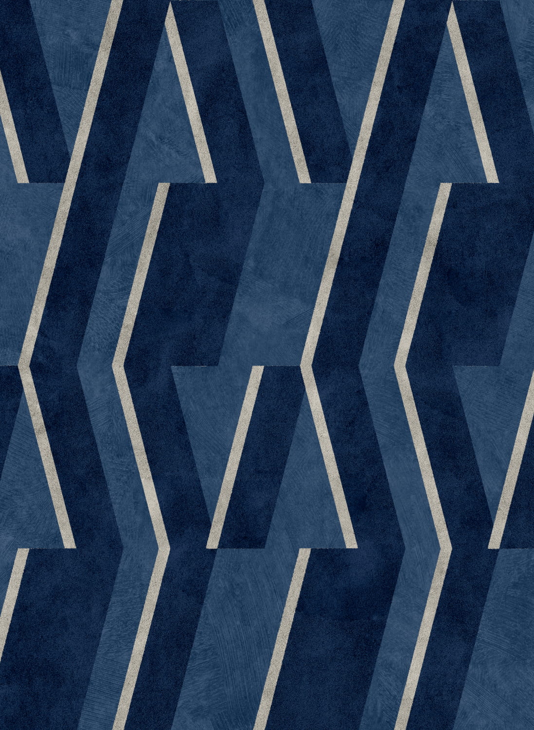 Tapete Parallels - Ultramarine