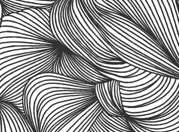 Wandbild Opulence Lines - Graphite