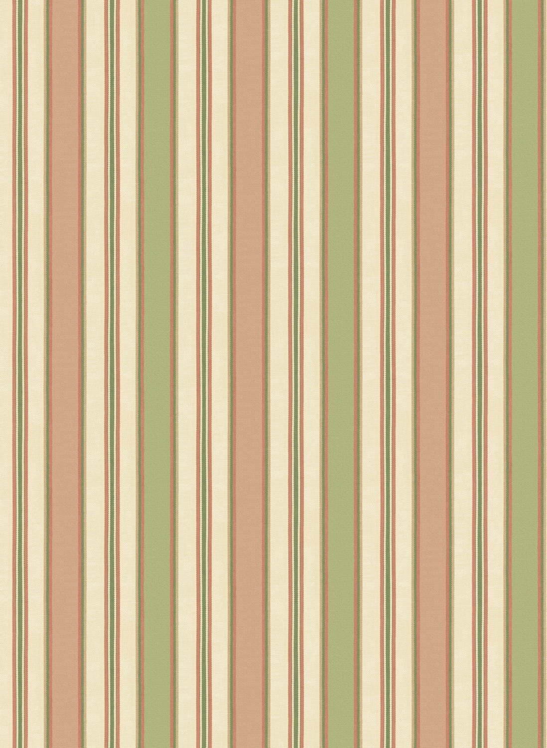 Tapete Melbourne Stripe - Soft Red/ Green