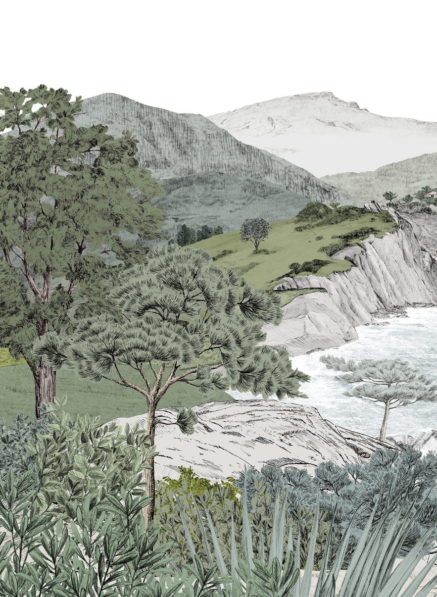 Papier peint Euskadi - Naturel Panel B