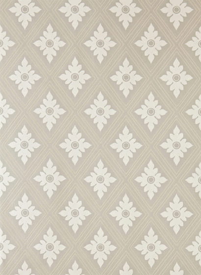 Tapete Ranelagh - Fawn/ Lime White